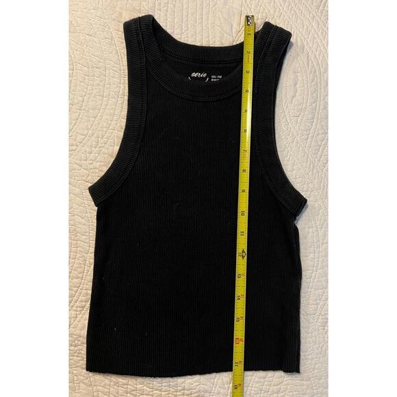 Aerie Black tank top - Picture 3 of 4